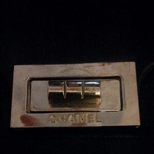 CHANEL Metallic Silver Clasp